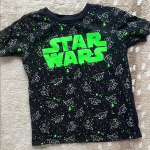 Star Wars Glow in the Dark Disney T-Shirt - size M 7/8